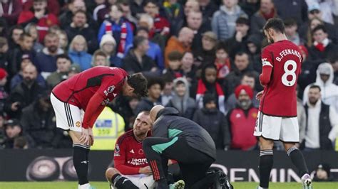 Man United’s Christian Eriksen injured in Premier League game against Luton